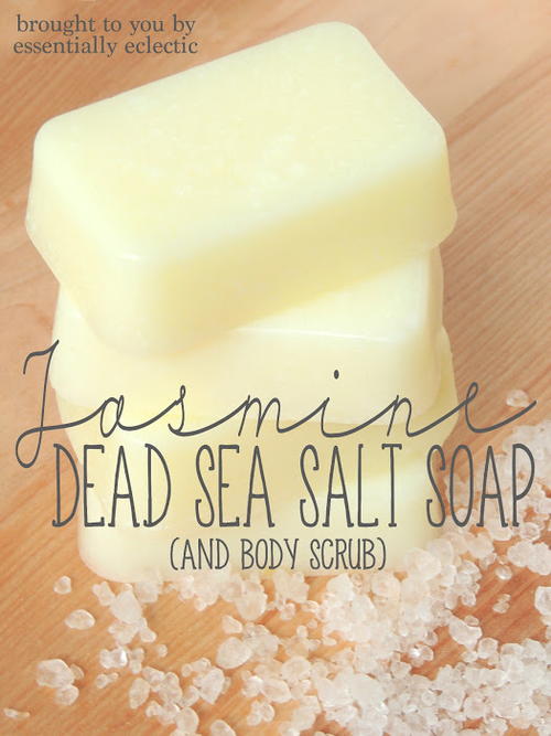 Exfoliating Jasmine Body Scrub and Homemade Soap