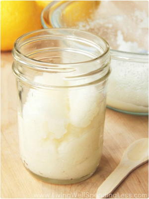 Lemon Coconut Sugar Scrub Recipe