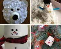 Recycled Crafts for Kids: 18 Winter Crafts