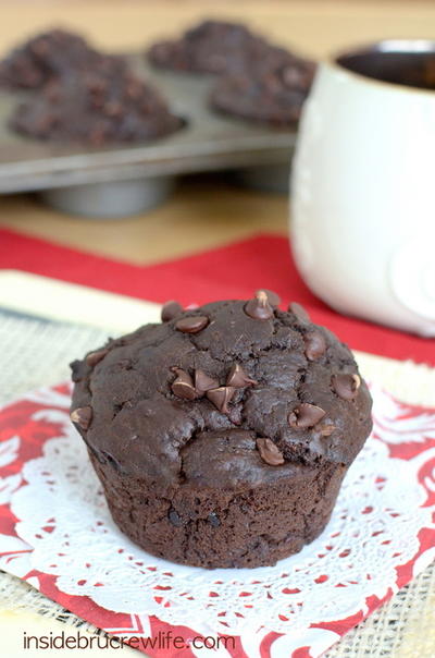 Skinny Chocolate Muffins