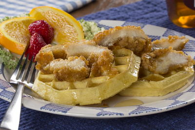 Shortcut Chicken and Waffles