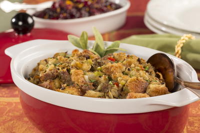 Shortcut Sausage Stuffing