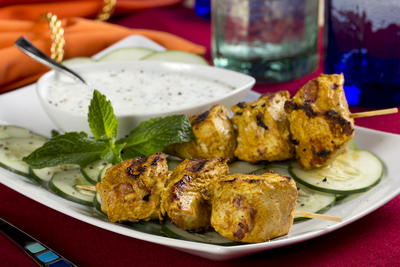 Shortcut Tandoori Chicken Skewers