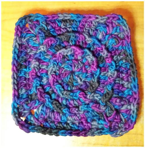 Ripple Around Granny Square Crochet Pattern