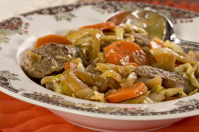 EDR Cabbage Lovers Turkey Sausage Stew