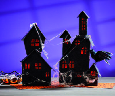 Light-Up Haunted Houses