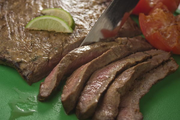 Simple Dijon Flank Steak