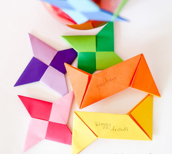 Origami Ninja Star Thankful Ornament Crafts