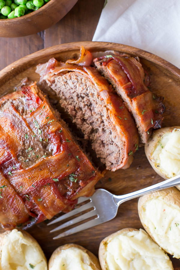 BaconWrapped Maple Meatloaf