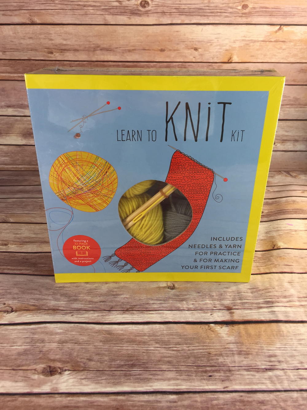 Learn to Knit Kit | AllFreeKidsCrafts.com