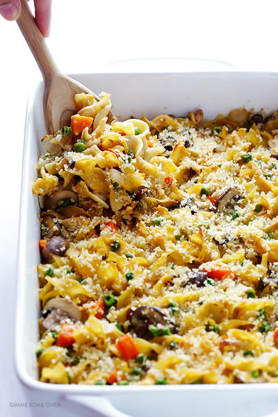 Lighter Tuna Noodle Casserole