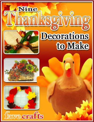 "9 Thanksgiving Decorations to Make" eBook