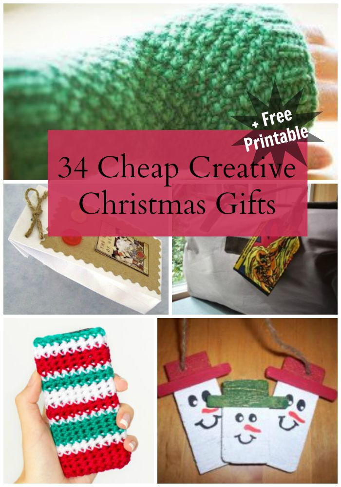 34 Fun & Easy Homemade Christmas Gift Ideas - Fun Cheap or Free