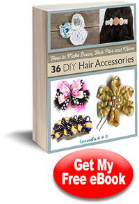 How to Make Hair Bows, Hair Pins and More: 36 DIY Hair Accessories