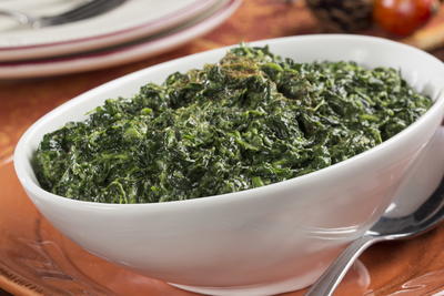 Autumn Creamed Spinach