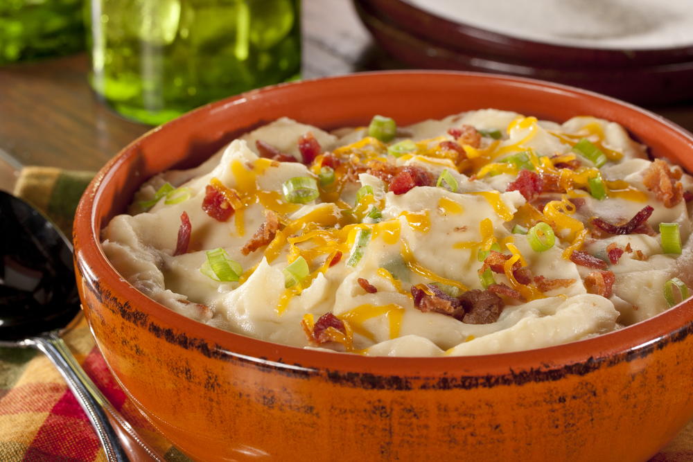 potato salad easy Loaded Potatoes Mashed MrFood.com potato salad easy Loaded Potatoes Mashed MrFood.com