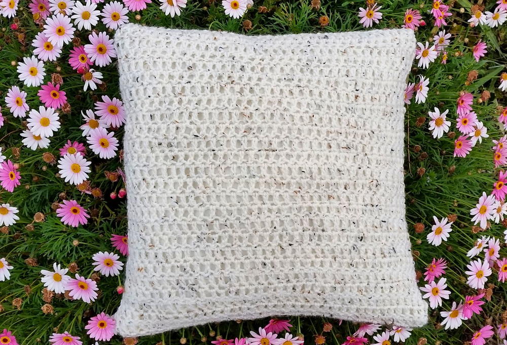 Chunky Crochet Cushion Cover