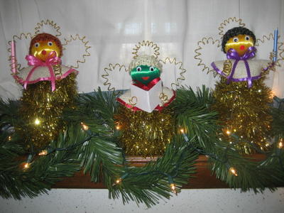 Colorful Christmas Angels