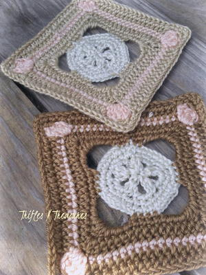 Sandbar Granny Square Crochet Pattern