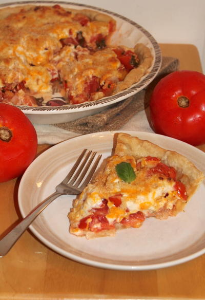 Late Summer Southern Tomato Pie