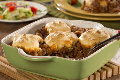 Sloppy Joe Biscuit Bake