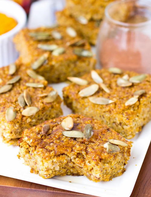 Pumpkin Quinoa Bars