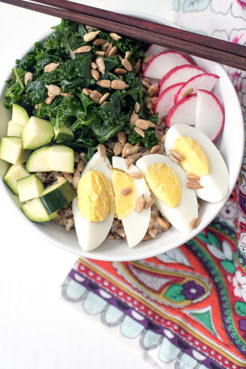 Healthy Kale and Veggie Bowls