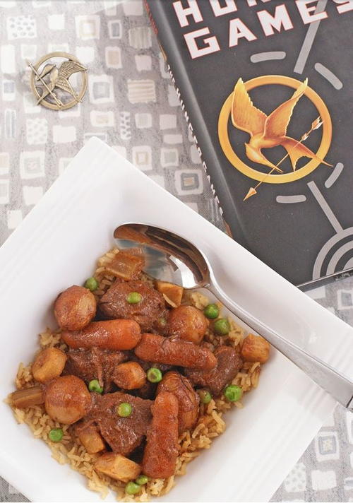 The Hunger Games Beef Stew with Rice