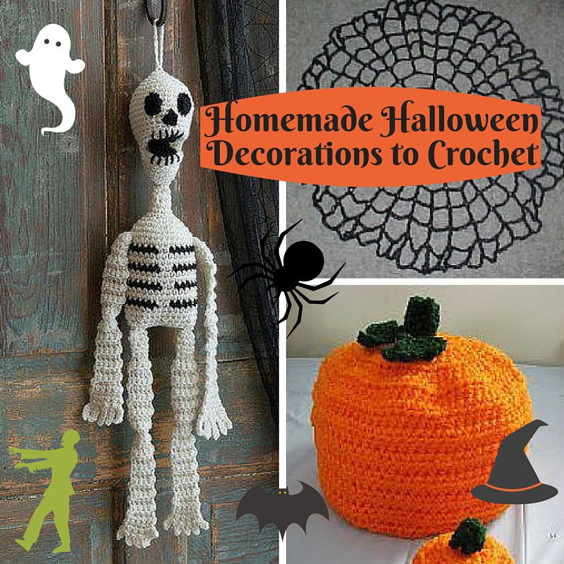 16 Homemade Halloween Decorations to Crochet