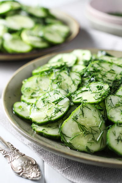 Simple German Cucumber Salad