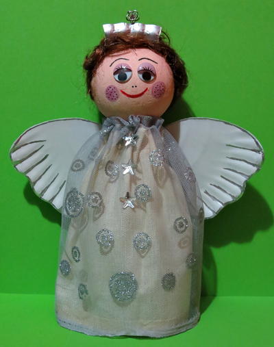 Recycled Plastic Bottle Christmas Angel