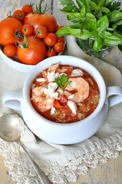 Slow Cooker Cioppino Soup