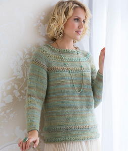 Tunisian Stitch Crochet Sweater | AllFreeCrochet.com