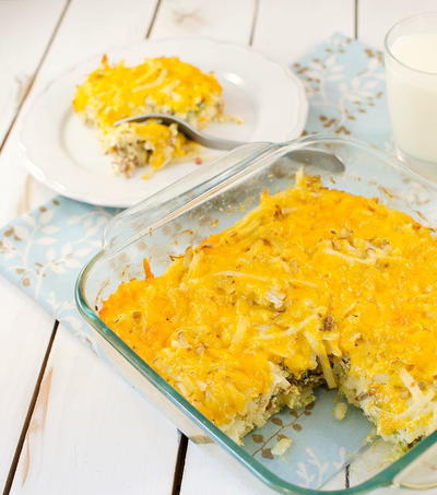 Cheesy Bacon Breakfast Casserole