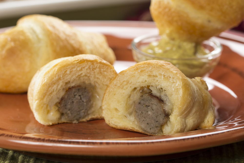 SAUSAGE & CRESCENT ROLL UPS - Inside Nana's Kitchen