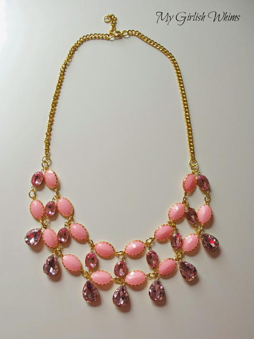 Pretty in Pink Statement Necklace