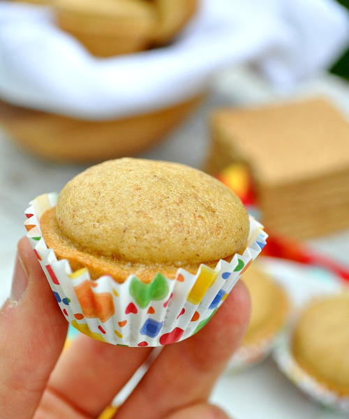 Graham Cracker Blender Mini Muffins