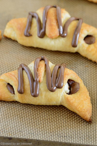 Nutella Cream Cheese Crescent Rolls