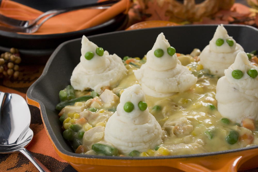 Spooky Shepherd's Pie  MrFood.com Spooky Shepherd's Pie  MrFood.com