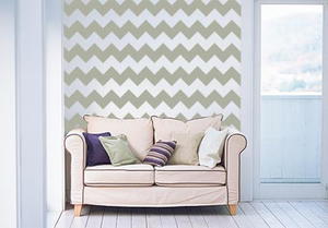 How to Paint a Chevron Wall