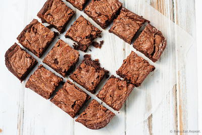 Peanut Butter and Salted Caramel Brownies