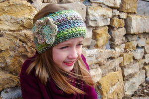 One Hour Boho Chic Crochet Ear Warmer