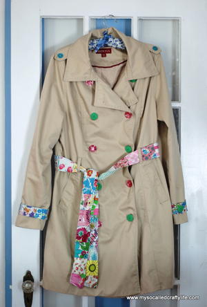 Upcycled Spring Trench Coat