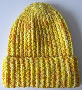 Faux Mistake Rib Easy Crochet Hat | FaveCrafts.com