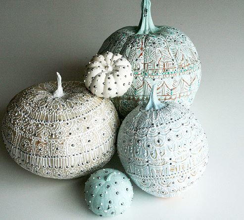 Pastel Painted Pumpkin