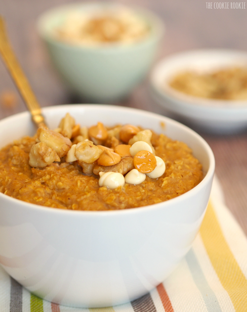 Perfect Pumpkin Pie Oatmeal