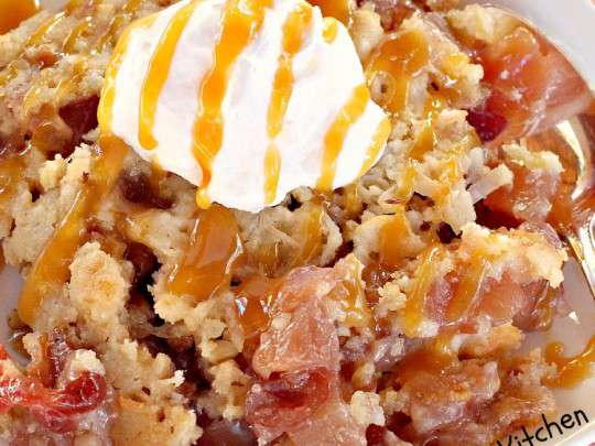 Apple Cranberry Dump Cake