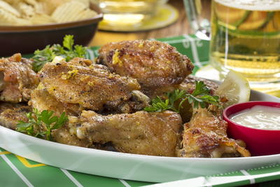 Lemon Pepper Chicken Wings