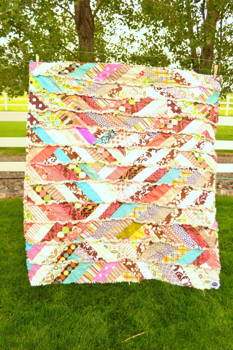 It's Fall Y'all Rag Quilt | FaveQuilts.com