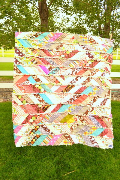 It's Fall Y'all Rag Quilt | FaveQuilts.com